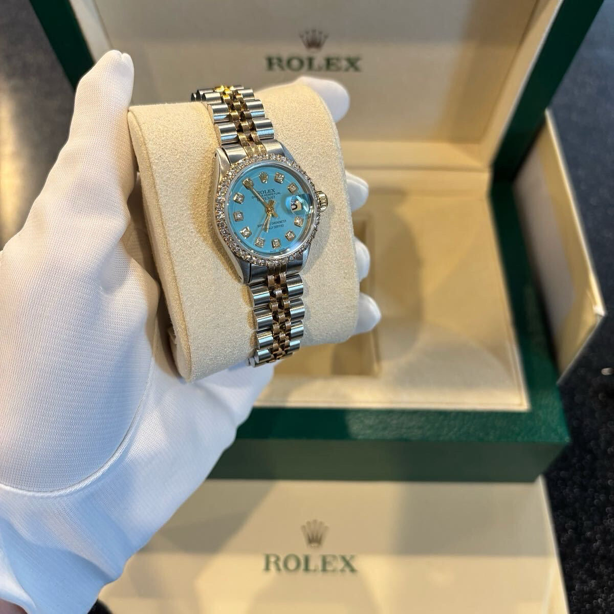 Rolex Datejust Turquoise Diamond Dial Jubilee Edition