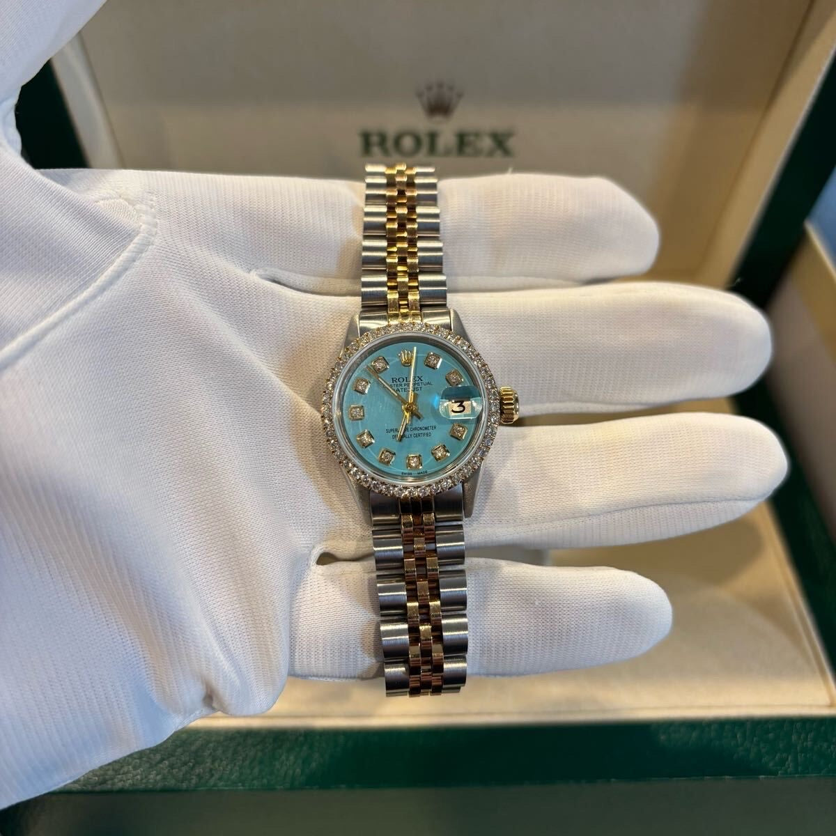Rolex Datejust Turquoise Diamond Dial Jubilee Edition