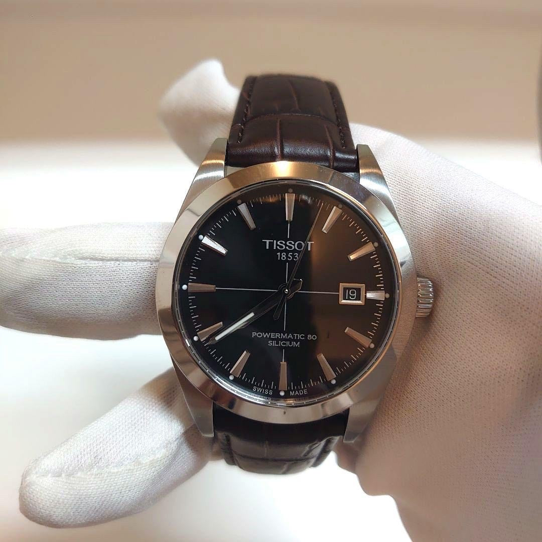 Swiss Precision in Brown Leather
