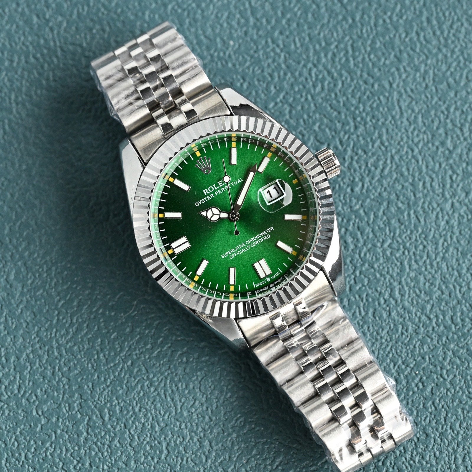 Rolex Datejust Green Dial – Jubilee Bracelet Edition